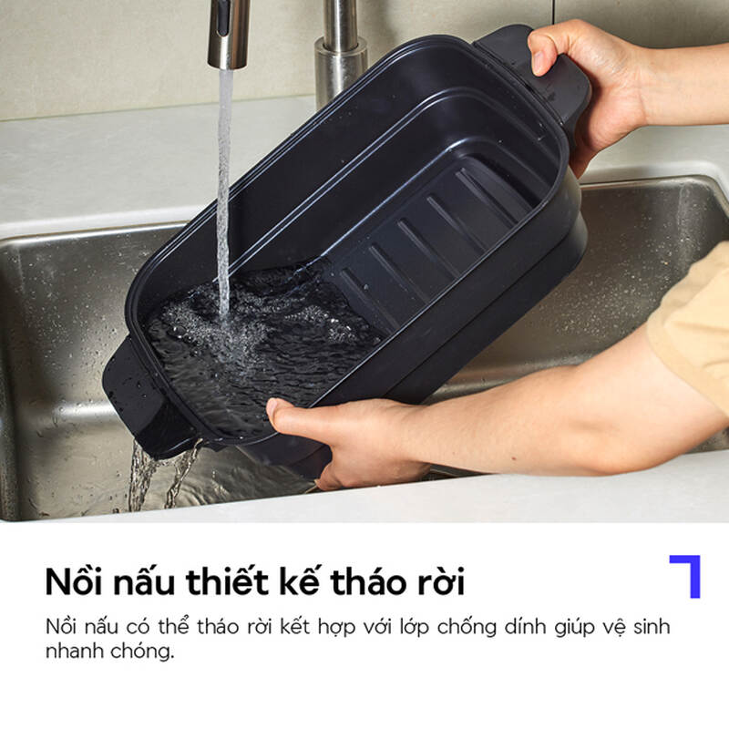 Nồi điện đa năng LocknLock dung t&iacute;ch 6L - M&agrave;u trắng - EJP261WHT, , large image number null